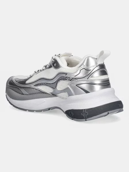 Sneakers boty Emporio Armani stříbrná