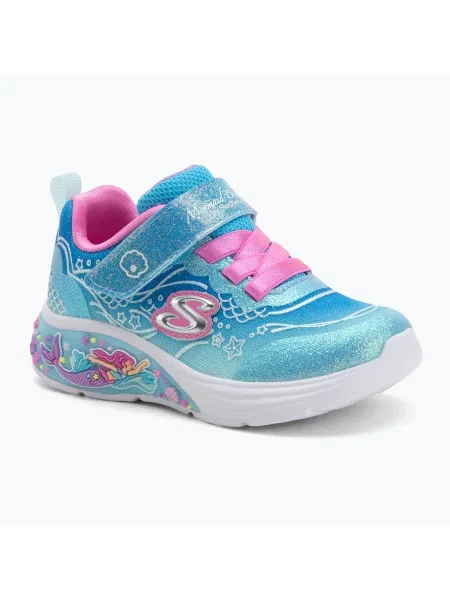 Детски обувки Skechers My Dreamers Lil Mermaid blue/multi синьо