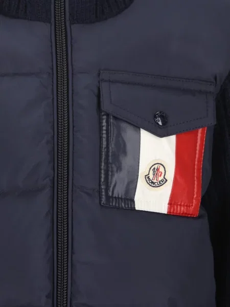 Kardigan dziecięcy Moncler Enfant niebieski
