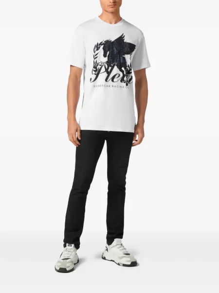 Marškinėliai Philipp Plein balta