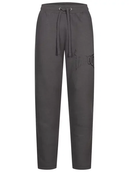 Tapout Pantaloni sport gri metalic negru