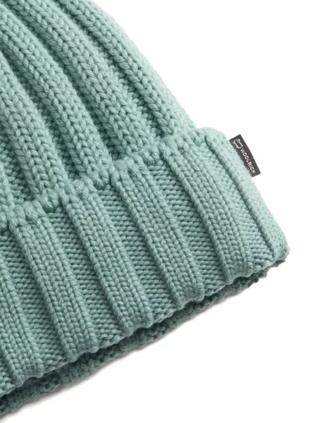 Căciulă Woolrich cu pompoane albastru