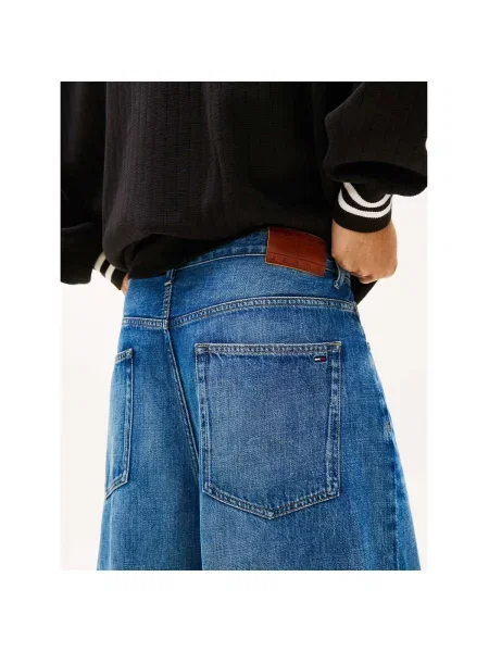 Krátky džínsové šortky Tommy Jeans modrá
