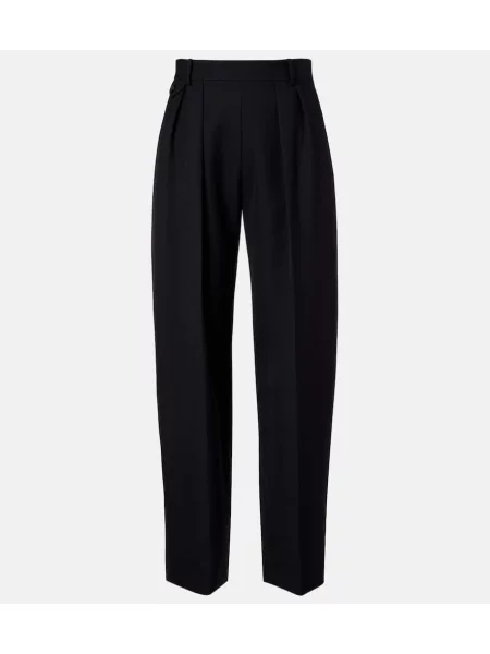 Pantaloni Khaite de lână negru
