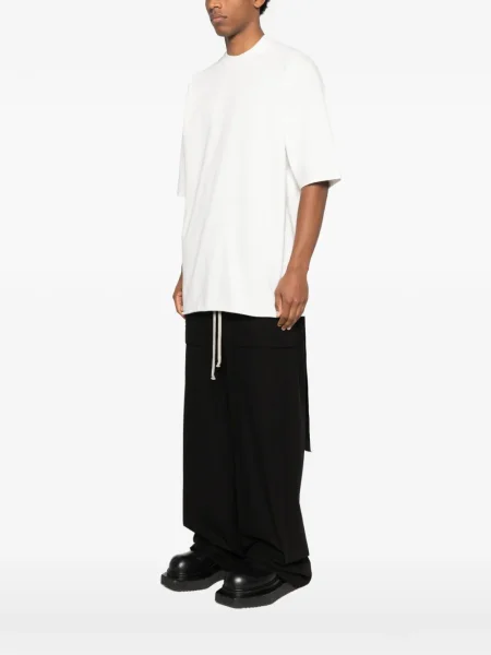 Μπλούζα Rick Owens Drkshdw με στρογγυλή λαιμόκοψη λευκό