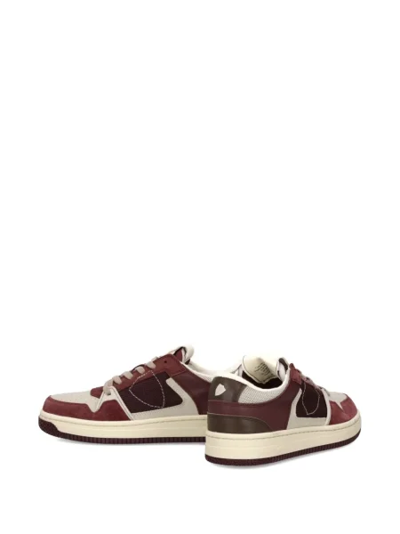 Sneakerși Philippe Model Paris din piele de căprioară roșu