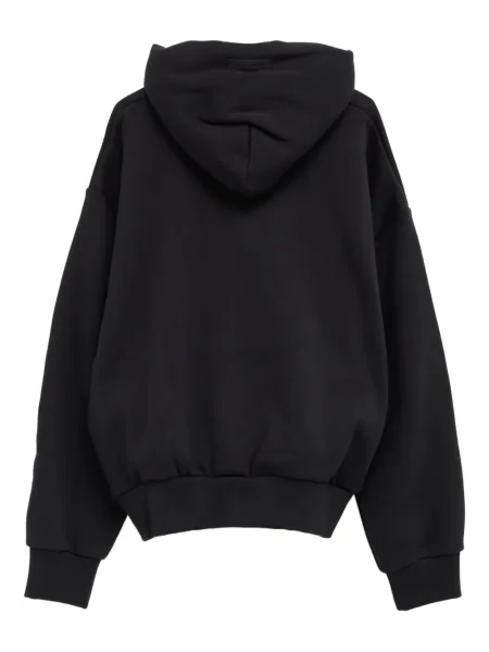 Суичър с качулка Fear Of God Essentials с принт черно
