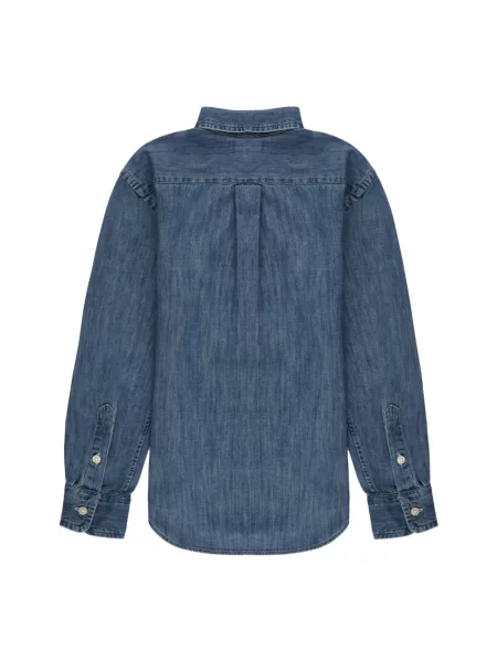 Ralph Lauren Bluzki i koszule Mężczyzna CM koszula jeansowa niebieski