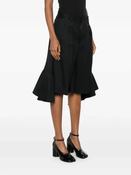 Pantaloni Comme Des Garçons cu volane negru