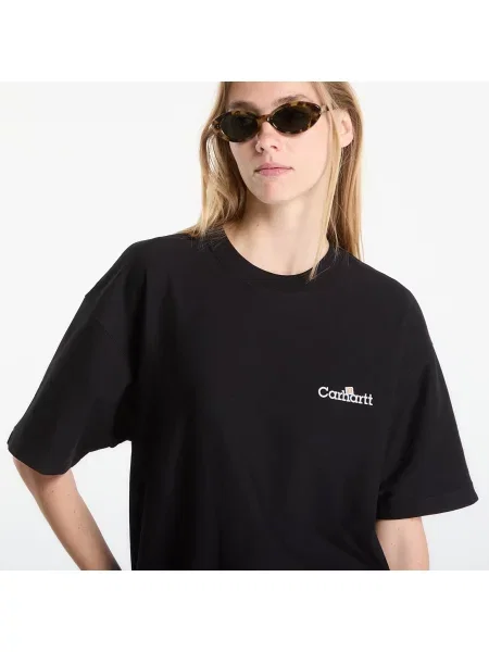 T-shirt Carhartt WIP S/S WIP Label T-Shirt UNISEX Black XL czarna