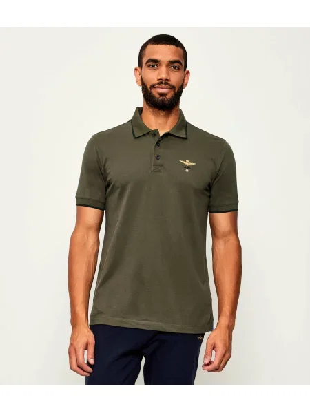 Tricou polo Aeronautica Militare verde