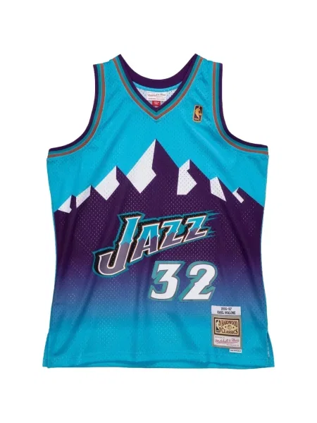 Cămașă Mitchell & Ness din jerseu albastru