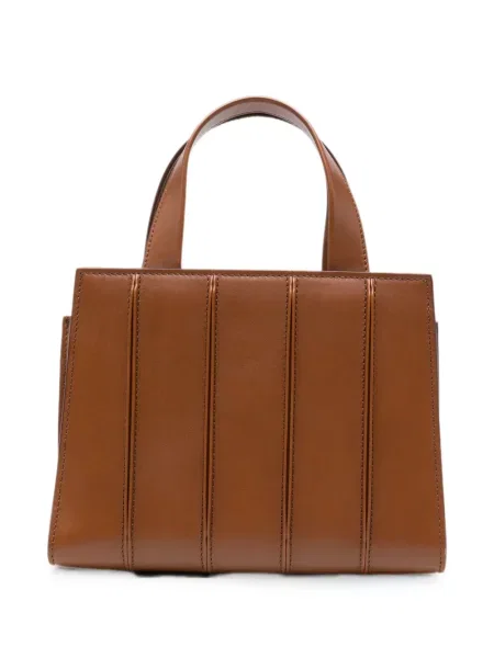Geantă shopper Max Mara din piele maro