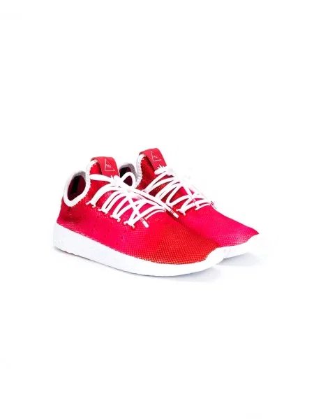 Sneakersy dziecięce Adidas Pharrell Williams czerwone