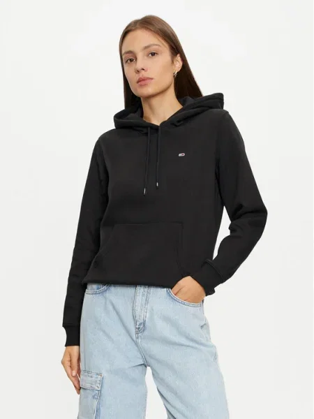 Tommy Jeans Bluză negru