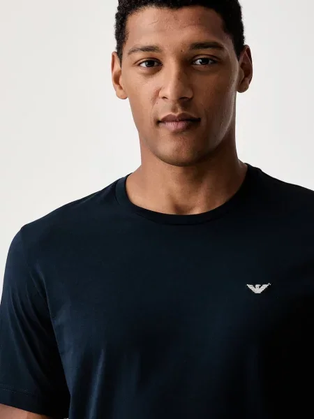 Emporio Armani Underwear pizsama férfi kék
