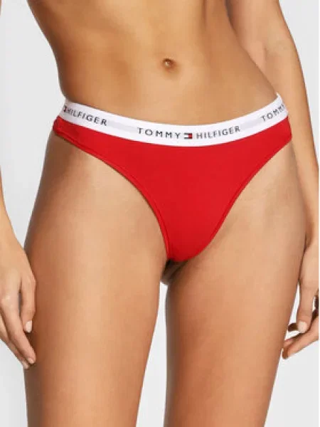 Tommy Hilfiger Kalhotky string červená