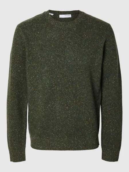 SELECTED Pulover SLHNEIL amestecat verde
