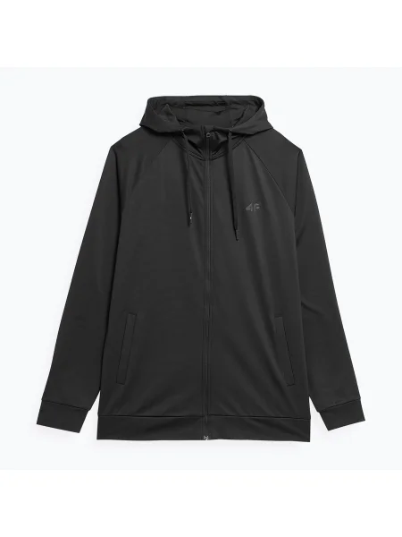 Мъжки суитшърт за тренировки 4F black черно