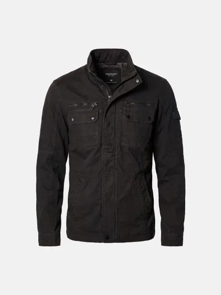 KOROSHI Geacă de primăvară-toamnă negru