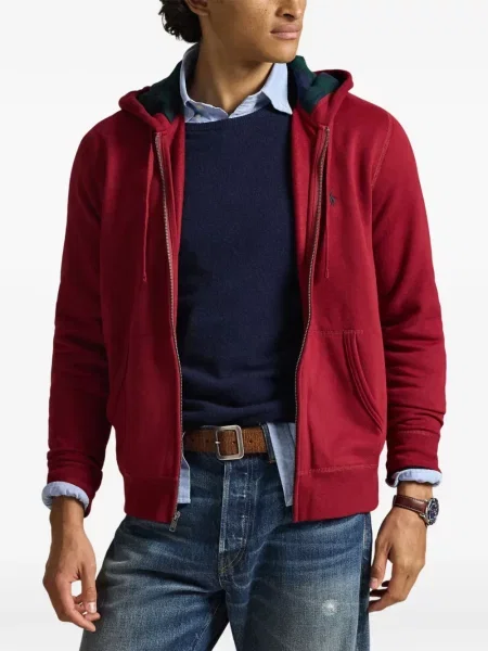 Șosete Polo Ralph Lauren cu broderie în carouri plisate albastru