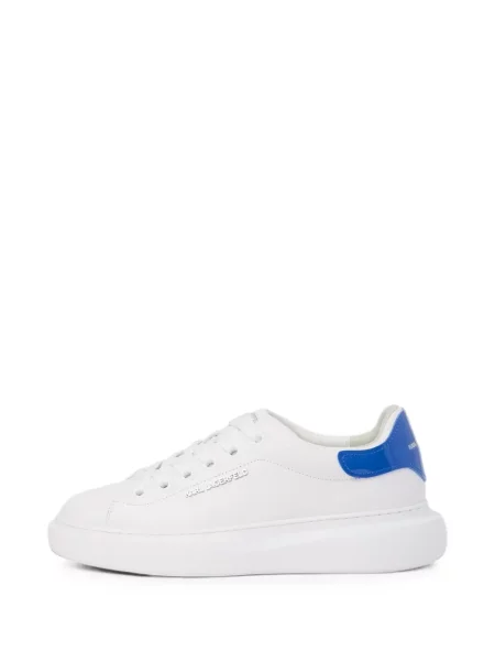 Sneakerși Karl Lagerfeld din piele alb
