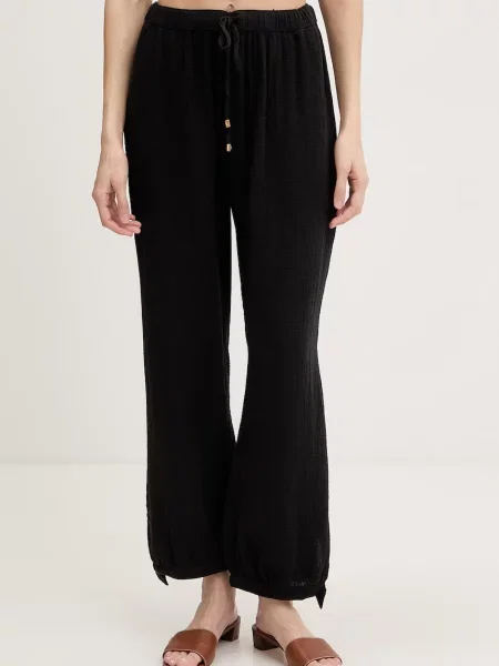 Lauren Ralph Lauren ravne hlače črna