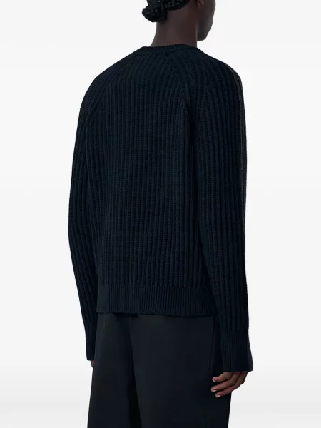 Pulover Junya Watanabe cu decolteu rotund negru