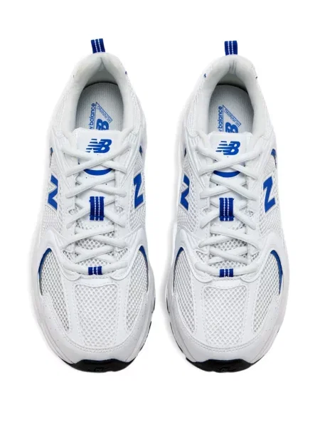 Sneakerși New Balance 530 cu șireturi din dantelă alb