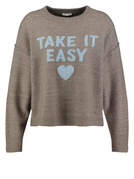 Key Largo Πουλόβερ EASY / καφέ μπλε