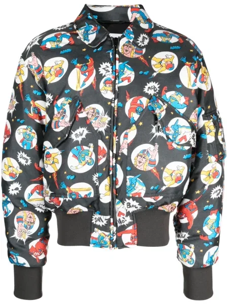 Geacă bomber Moschino cu imagine