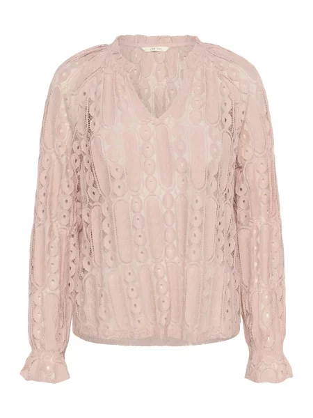 Cream Bluză Tully' roz