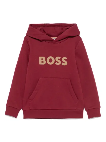 Bluza z kapturem dziecięca Bosswear czerwona