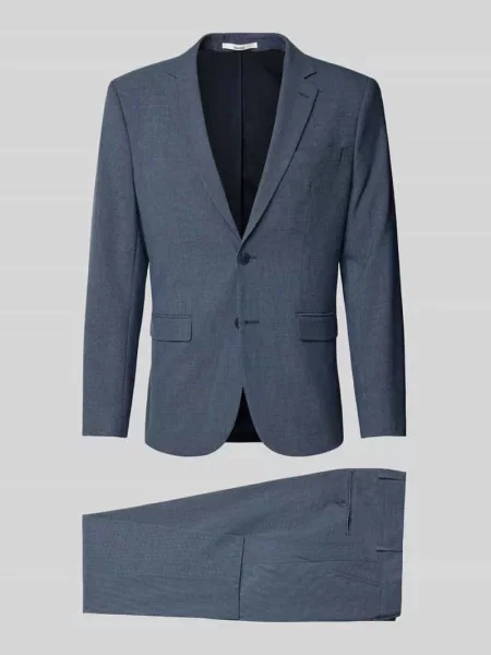 Garnitur o kroju slim fit z dodatkiem model ‘LIAM’ Selected Homme granatowy