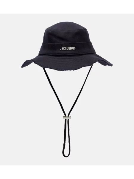 Platno klobuk Jacquemus modra