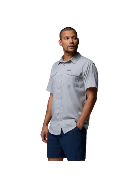 Koszula sportowa Utilizer II Solid Short Sleeve Shirt szara