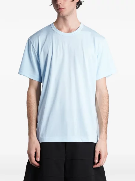 Tricou Comme Des Garcons Homme Plus cu decolteu rotund albastru