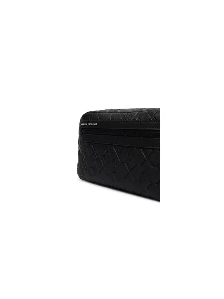 Armani Exchange Torbica za okoli pasu Armani Exchange črna