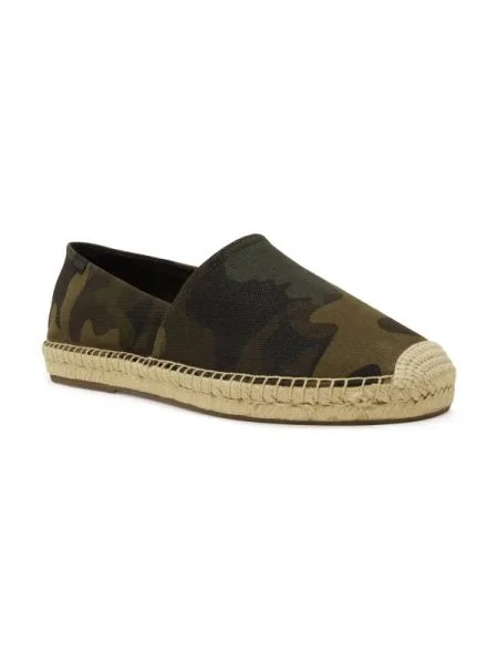 POLO RALPH LAUREN Espadrile CEVIO cu adaos de piele verde