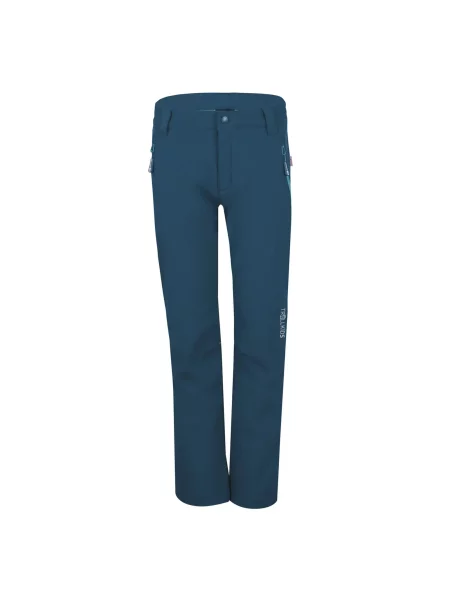 Spodnie softshell turystyczne dla dzieci Kids Fjell niebieskie