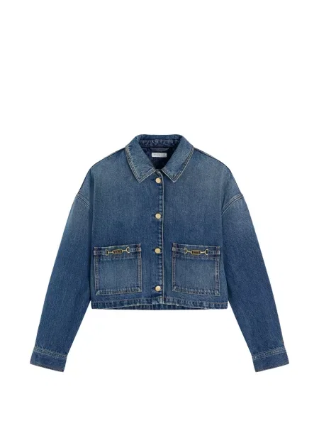 Decupat geacă de blugi Tommy Hilfiger albastru