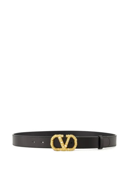 Curea Valentino Garavani din piele negru