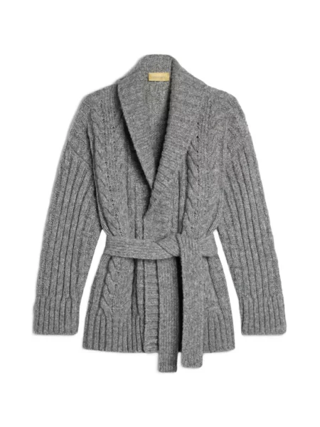 Cardigan Momoni tricotate gri