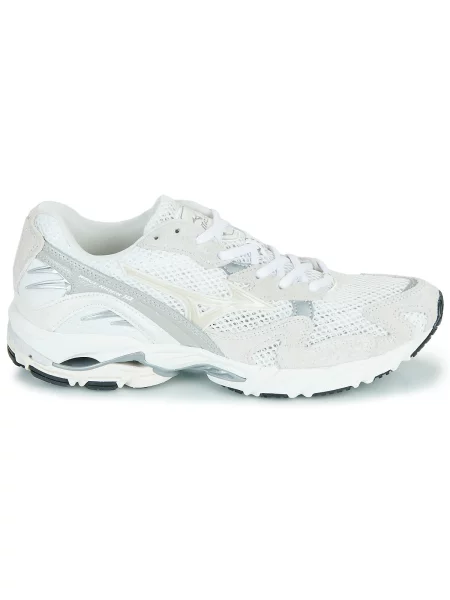 Semišové tenisky Mizuno biela