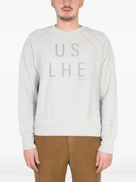 Hanorac crewneck Engineered Garments gri