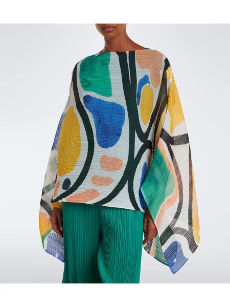 Poncho Pleats Please Issey Miyake cu imagine