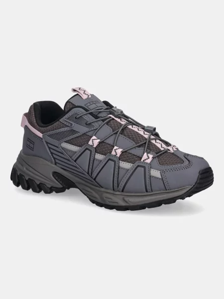 Tenisky Tommy Hilfiger TJW OUTDOOR RUNNER sivá