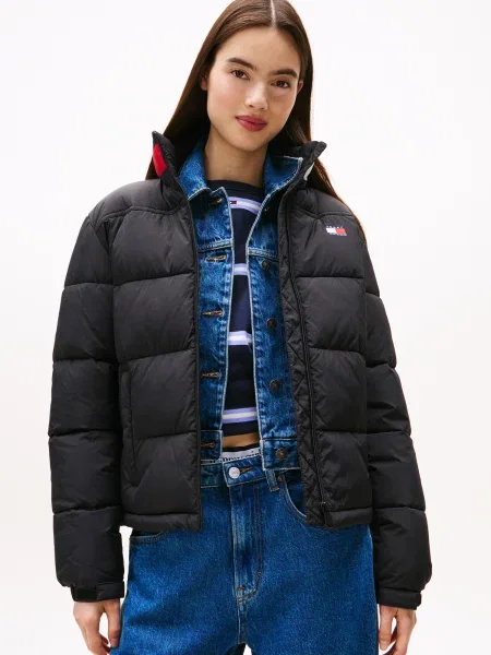 Bunda Tommy Jeans čierna