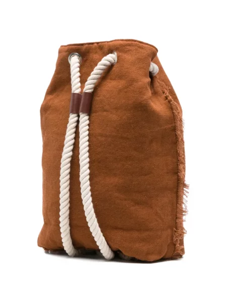 Rucsac Mc2 Saint Barth cu broderie maro