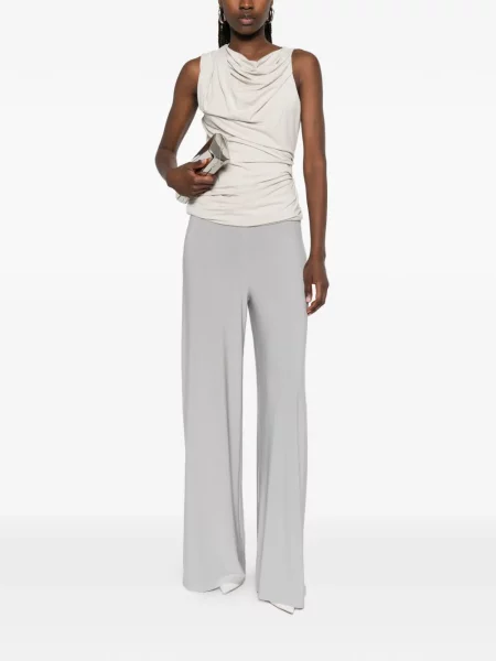 Pantaloni Norma Kamali gri